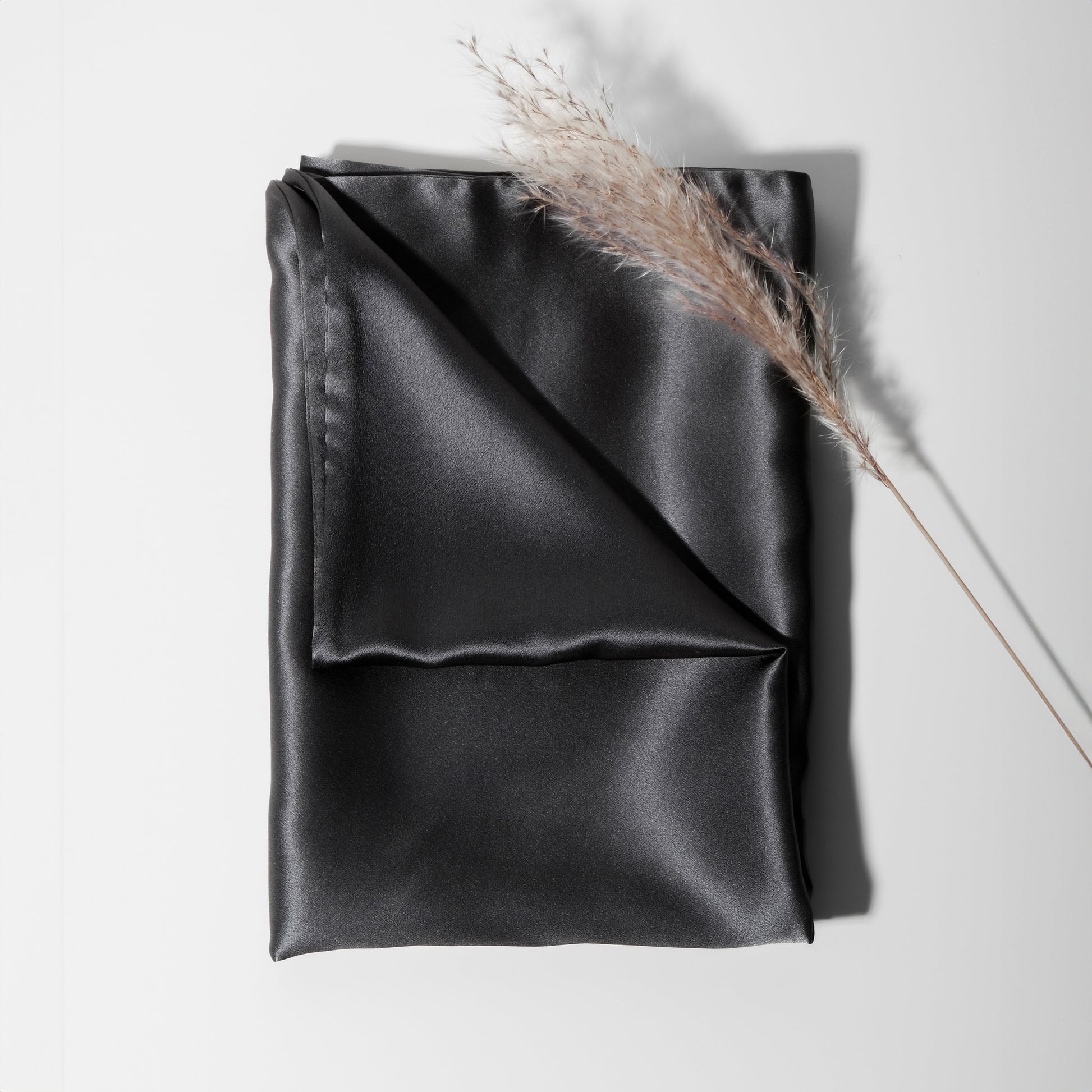 22 Momme Silk mulberry Pillowcase charcoal